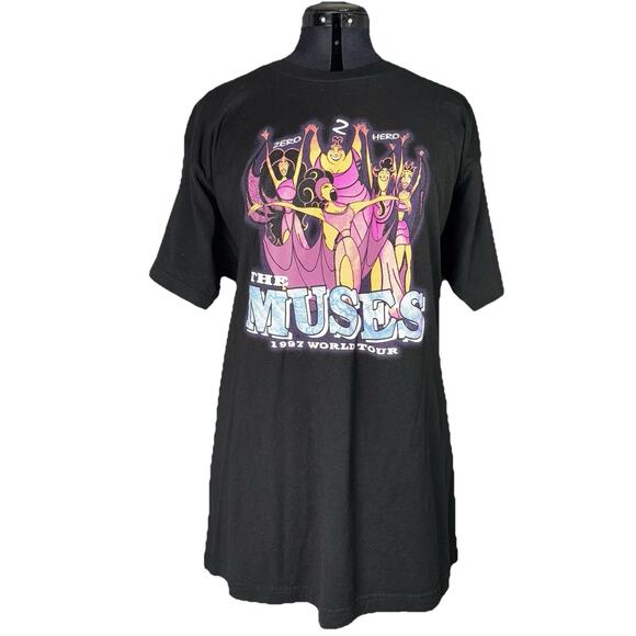 Hercules The Muses Zero 2 Hero 97 Tour XL T-shirt Hercules Disney Cartoon Movie - Picture 1 of 5